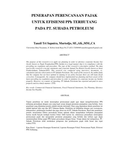 PT.Suhada Petroleum .